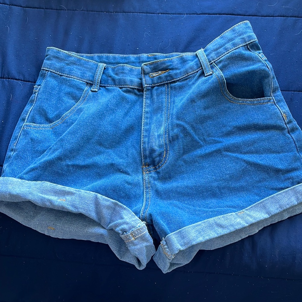Jean high waist shorts